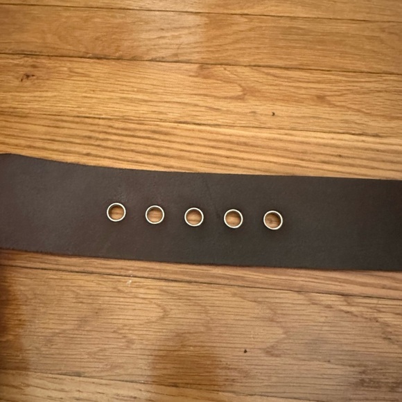 Vera Pelle Women’s Tan Leather Belt - Picture 5 of 7